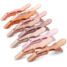 KINZON Pastel Alligator Haarspangen 10 Pack Professionelle Alligatorspangen für Haare, Haarspangen zum Stylen, Haarstylingspangen, Alligator