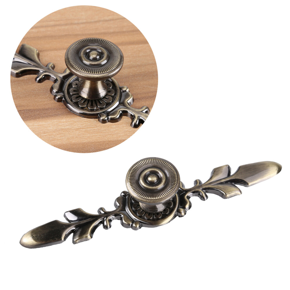 European Style Green Bronze Cabinet Pull Handle 96Mm For Drawers & Doors 4901392974039