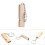 High Frequency Emergency Whistle with Keyring - Durable Double Hole Design Gold 1