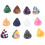 60 Pack Abstract Art Colorful Guitar Picks, Μοναδικό δώρο κιθάρας για μπάσο, ηλεκτρικές και 2