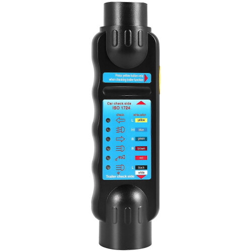 7-Core Trailer Tester 12V RV Bedrading Signaaltester Stekker, Socket Connector Recorder 2
