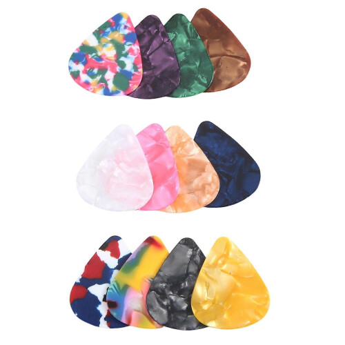 60 Pack Abstract Art Colorful Guitar Picks, Μοναδικό δώρο κιθάρας για μπάσο, ηλεκτρικές και 2