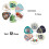 12PCS ABS Guitar Picks with Metal Box - Πολύχρωμα τυπωμένα πλέγματα για ηλεκτρικό/μπάσο, αξεσουάρ 4