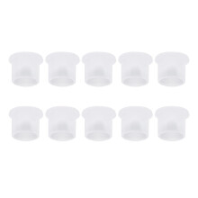 1000pcs Microblading Pigment Ink Cups 11mm White, Reusable & Disposable