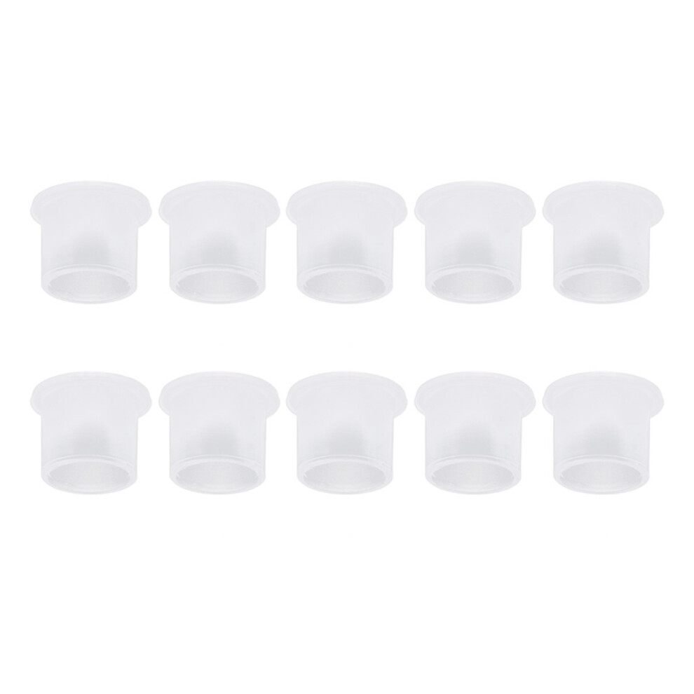 White 1000Pcs Microblading Pigment Ink Cups 11Mm Reusable & Disposable