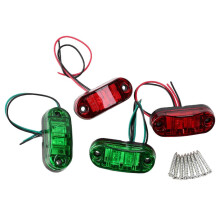 4 x 2 LED-Rot/Grüne Marineboot-Navigationslichter 10-30V Boote fahren mit leichtem Lastwagen Van Seitenlicht