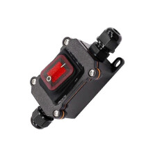 IP67 Wasserdichter Inline-Schalter 12V DC 20A Hochstrom-Wasserdichter Stromschalter