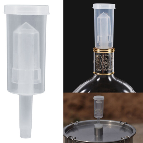 Fermentation Check Valve with Water Seal One Way Exhaust for Brewing Plastic 2