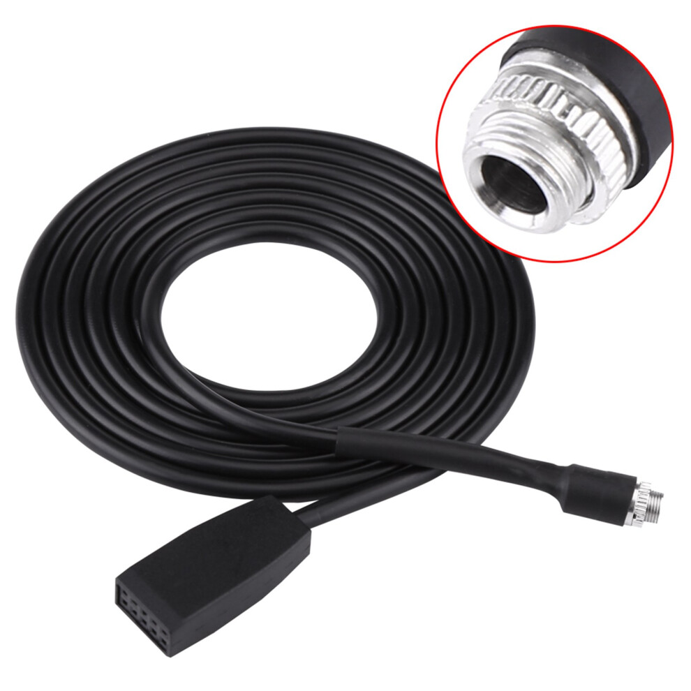 Car Aux Adapter Cable 3.5Mm Female Jack For Bmw E46 Coupe Sedan Durable Vinyl 9361392975699