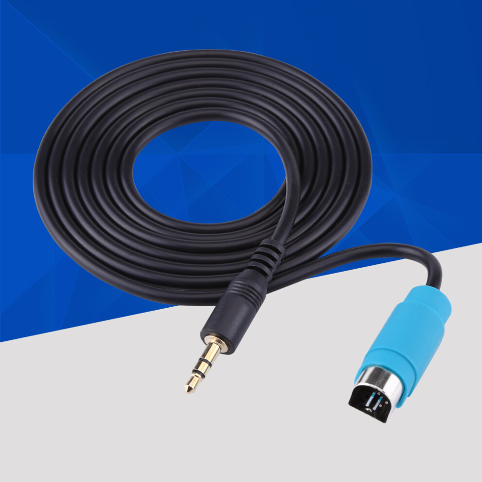 Aux Input Cable 3.5Mm To Mini Jack Adapter For Alpine Cda Cde Iva Durable 4381392975777