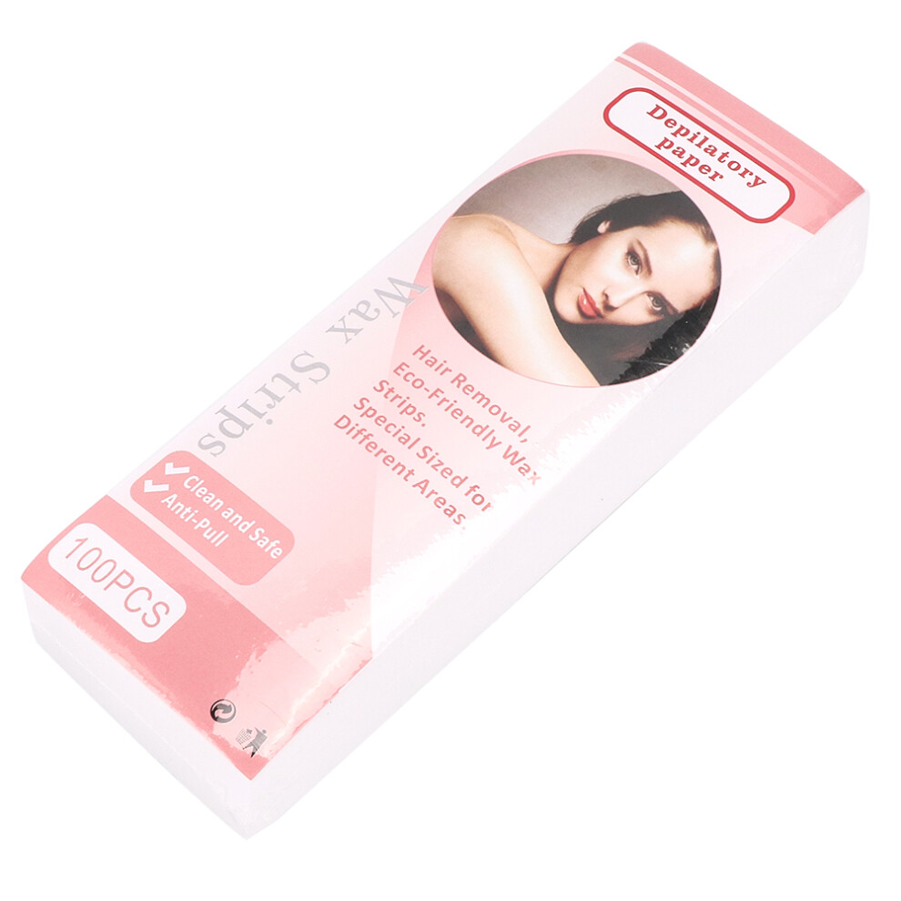 Depilatory Wax Set 100g with 100pcs Paper & 5 Wooden Spatulas