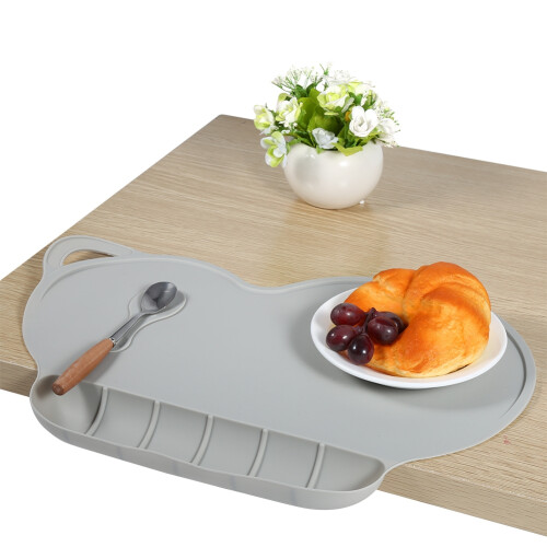 Foldable Non-Slip Baby Mat Grey 2