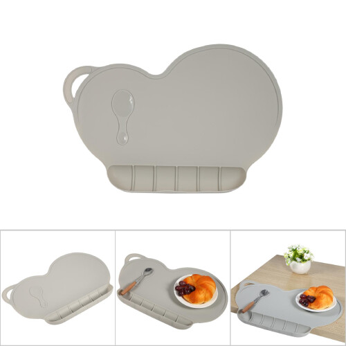 Foldable Non-Slip Baby Mat Grey 1
