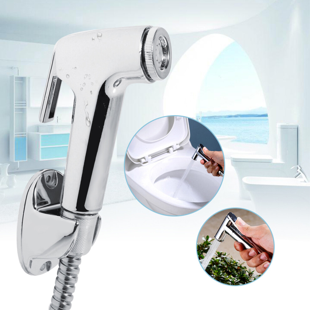 Multi-Functional Abs Bathroom Handheld Bidet Sprayer With Wall Bracket & 150Cm Hose 7901392976085