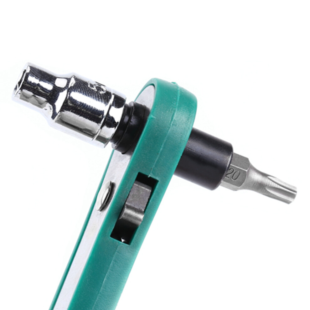 Versatile 1/4" Ratchet Wrench Handle 7444352558001