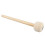 Wool Felt Bass Drum Mallet - Maple Handle 1