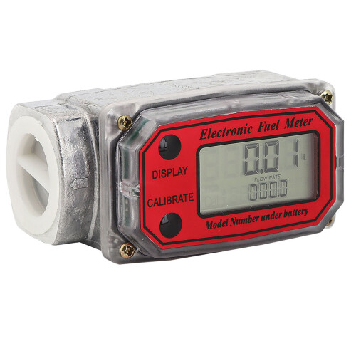 Digital Diesel Flow Meter 10-200L 1" NPT High Accuracy Compact 1