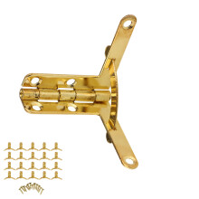 20PCS 90 Degree Zinc Alloy Spring Hinges for Wooden Box Jewellery Case NEW