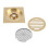 Square Floor Drain Brass Grate Bathroom Shower 8