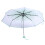 Light Green Transparent Umbrella Folding Cherry Blossom Pattern Small & Elegant 8
