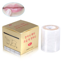 Lip Tattoo Wrap Roll 200m x 60mm Plastic Barrier Film with Cutter