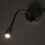 Type 2 Silver LED Wall Lamp with Gooseneck Bedside Reading Light Warm White 1