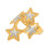 Fashionable Simple Two Tone Star Shaped Adjustable-JDR0311111PS 1