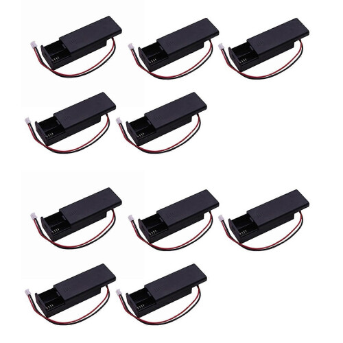10 Pcs for Micro:Bit Battery Holder Case Cover Shell for 2Pcs AAA Batteries 3V PH2.0 for Microbit Development Board Kids