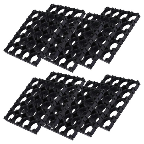 10PC 18650 Battery 4x5 Cell Spacer Radiating Shell Plastic Holder Bracket 18.4mm