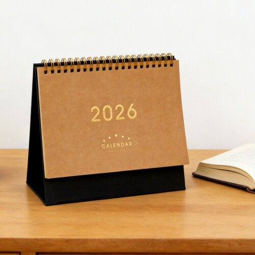 2026 Desktop-Kalender, täglicher- Papier M 1