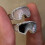 Snow Goggles Shape Adjustable Rings Opening Jewelry-Black 1 5