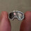 Snow Goggles Shape Adjustable Rings Opening Jewelry-Black 1 6
