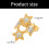 Fashionable Simple Two Tone Star Shaped Adjustable-JDR0311111PS 4