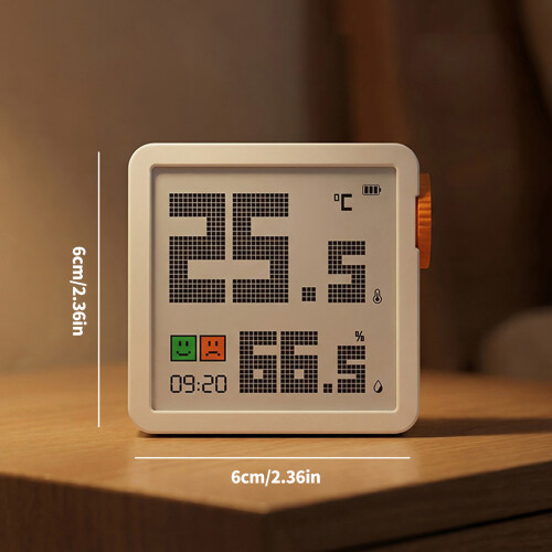 Wall Mountable Temperature Hygrometer Monitor High Precisions 2