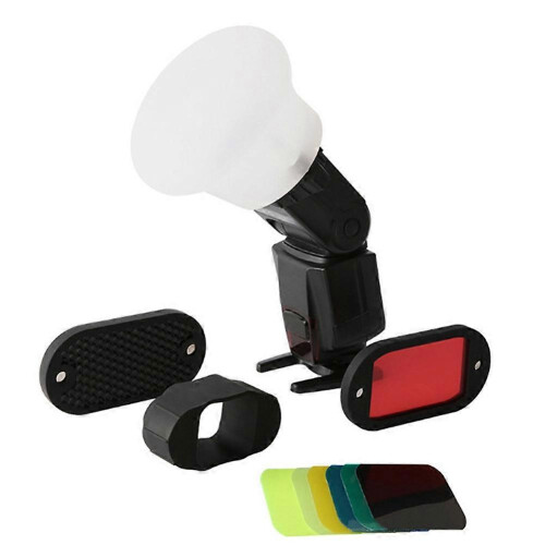Silikone Soft Light Shade modulære blitztilbehør til Canon Nikon Yongnuo-kamera 2