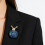 Broche créative en émail goutte à goutte d'huile-Bleu 7
