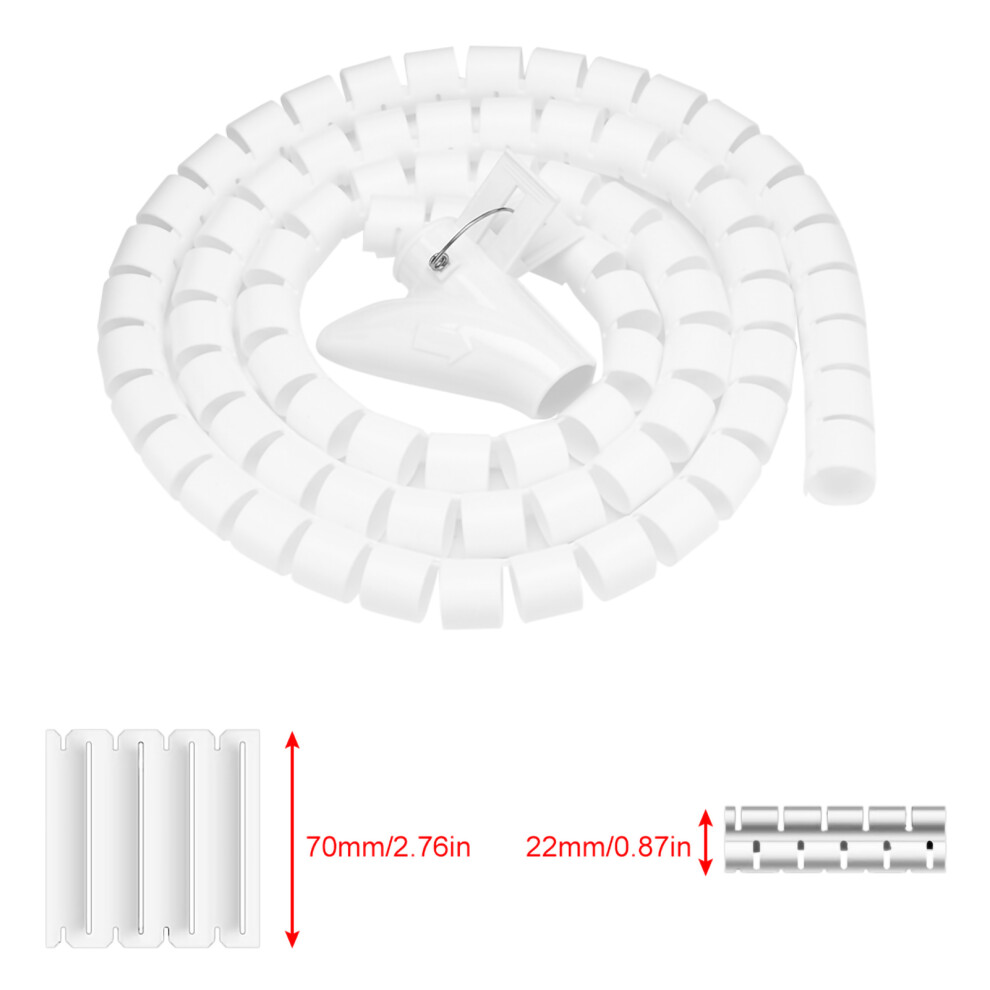 Flexible Cable Organiser Spiral Tube 1.5M 22Mm 7340572596239