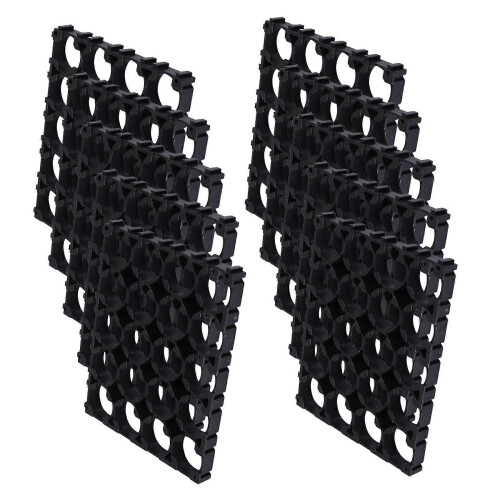 10PC 18650 Battery 4x5 Cell Spacer Radiating Shell Plastic Holder Bracket 18.4mm 2
