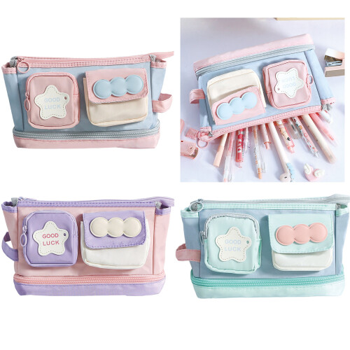 Bleistiftbeutel, Make-up-Tasche, Stiftetui,-N1 2