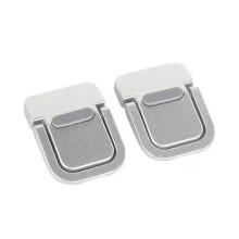 2Pcs Draagbare Laptopstandaard Opvouwbare Beugel Onzichtbare Laptop Riser Standaard Voetpad voor Laptop Notebookhouder Poten Zilver