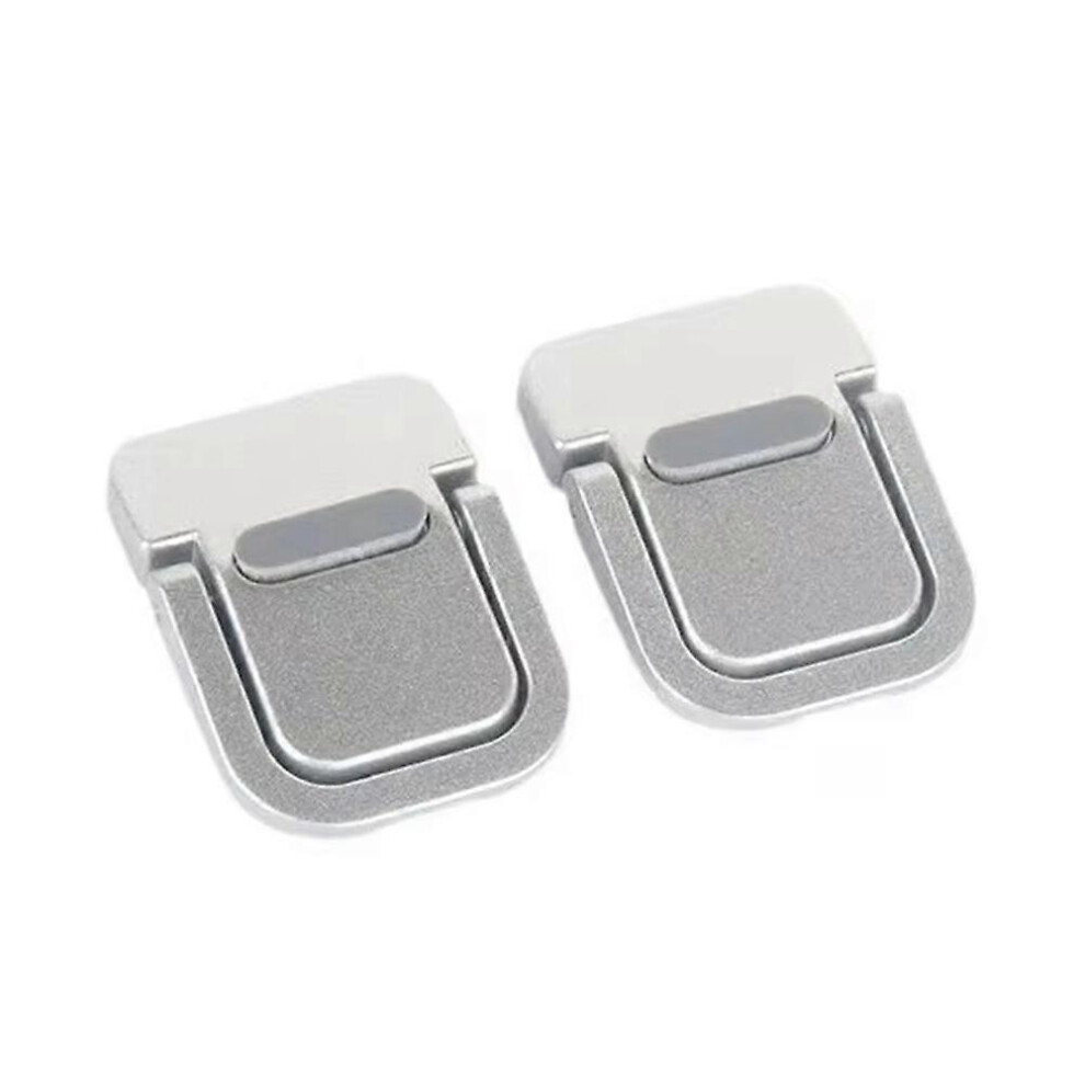 2Pcs Portable Laptop Stand Foldable Bracket Invisible Laptop Riser Stand Foot Pad For Laptop Notebook Holder Legs Silver 6935161830224