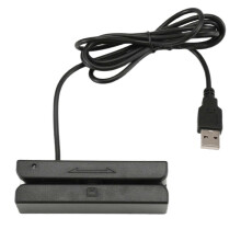 MSR90 USB-Magnetstreifenkartenlesemaschine Kartenleser Streifen 3 Spuren Mini Mag Hi-Co Swiper für USB-PC