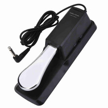 Digital Piano Sustain Pedal, Metal, 23x7.5cm, 160cm Cable