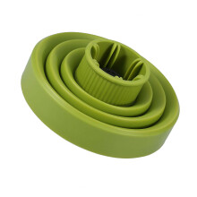 Foldable Green Hair Dryer Diffuser, 6cm, Heat Resistant Silicone