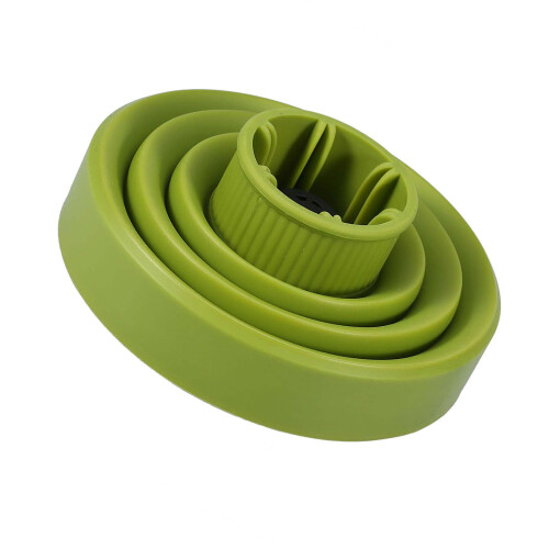 Foldable Green Hair Dryer Diffuser, 6cm, Heat Resistant Silicone
