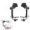 2pcs Adjustable Drum Rim Clamp Clip On Microphone Holders, Black 1