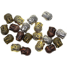 20 PCS: Verschiedene 3D-Buddha-Spirituelle Spacer-Perlen, Schmuck, DIY-Armbandherstellung