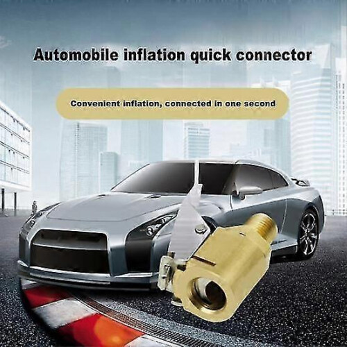 Ελαστικό Quick Connector Air Chuck Open Flow Straight Lock Chuck με κλιπ Ανθεκτικό χαλκό Κατασκευή Σ 1