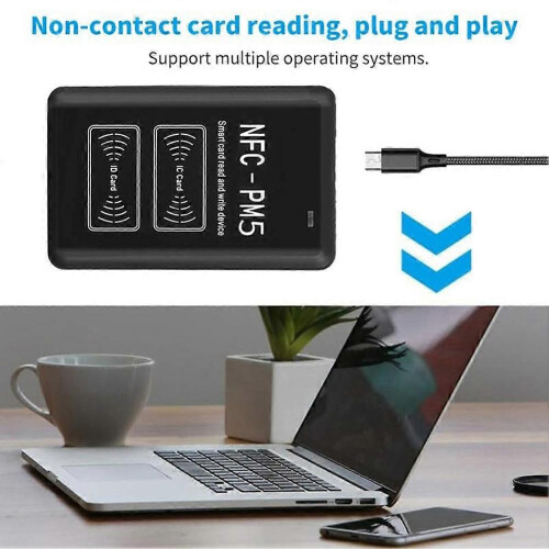 IC/ID Reader Writer NFC Encryption Decoding Duplicator 125KHz 13.56MHz Frequency Copier RFID Card Reader 1