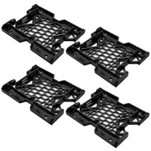 4 PCS 5,25 Zoll bis 3,5 Zoll 2,5 Zoll Lüfterhalterung SSD HDD-Montagehalterung Interner Festplattenspeicherhalter